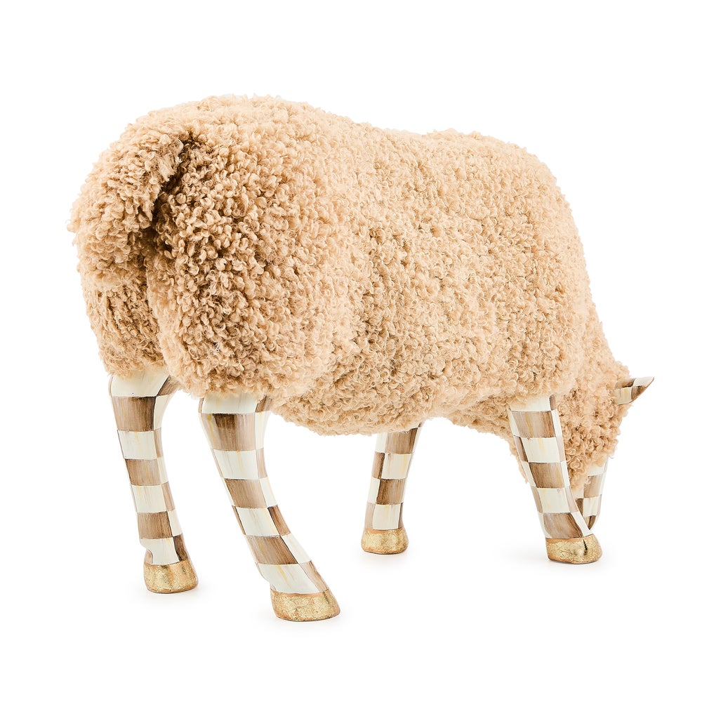 MACKENZIE-CHILDS Mackenzie-chilllds Mocha Check Sheep - Image 7