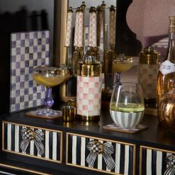 Alternative view of MACKENZIE-CHILDS Mackenzie-chilllds Rosy Check 3260 Barware
