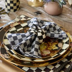 Alternative view of Courtly Check Pumpkin Napkin Rings, Set of 4