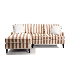 Alternative view of MACKENZIE-CHILDS Mackenzie-chilllds Marquee Brown Stripe Furniture Collection
