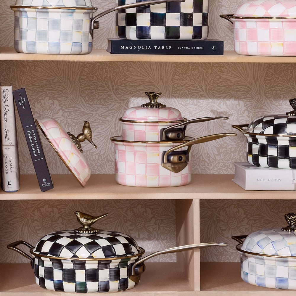 MACKENZIE-CHILDS Mackenzie-chilllds Rosy Check Cookware - Image 16
