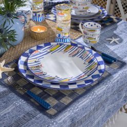 Alternative view of MACKENZIE-CHILDS Mackenzie-chilllds Go Fish Dinner Plate
