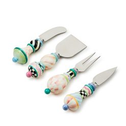 MACKENZIE-CHILDS Mackenzie-chilllds Rosy Meadow Cheese Knife Set