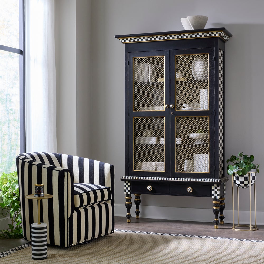 Courtly Criss-Cross Cabinet - Image 4