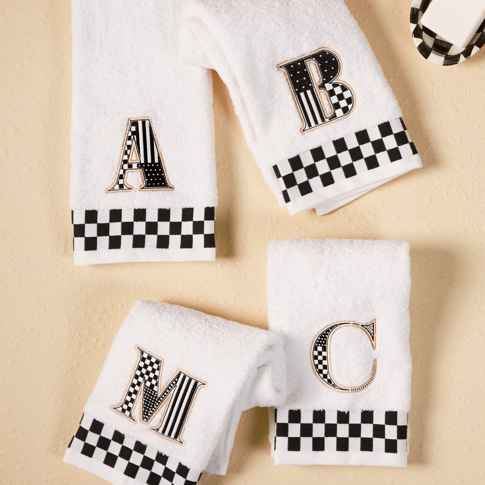 MACKENZIE-CHILDS Mackenzie-chilllds Monogram Hand Towel