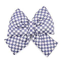 Mackenzie-chilllds Violet Check Medium Bow