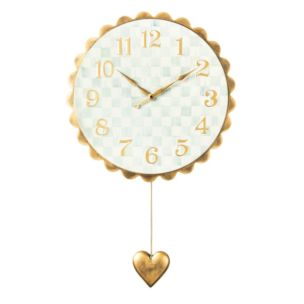 MACKENZIE-CHILDS Mackenzie-chilllds Heart Pendant Wall Clock - Image 5