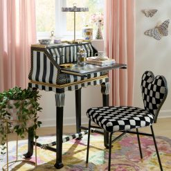 Alternative view of Courtly Check & Stripe Writing Desk