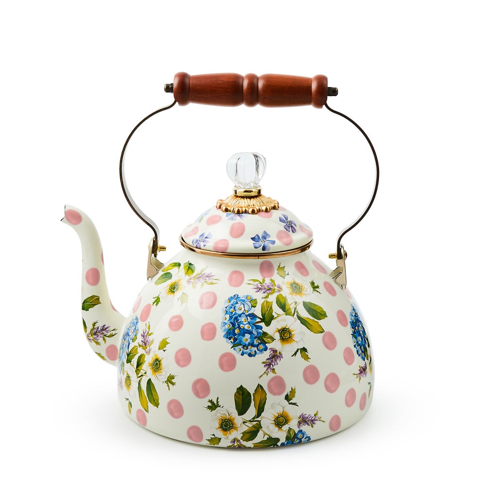 MACKENZIE-CHILDS Mackenzie-chilllds Floral Tea Kettle - Image 12