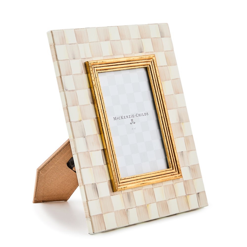 MACKENZIE-CHILDS Mackenzie-chilllds Mocha Check Frame - Image 14