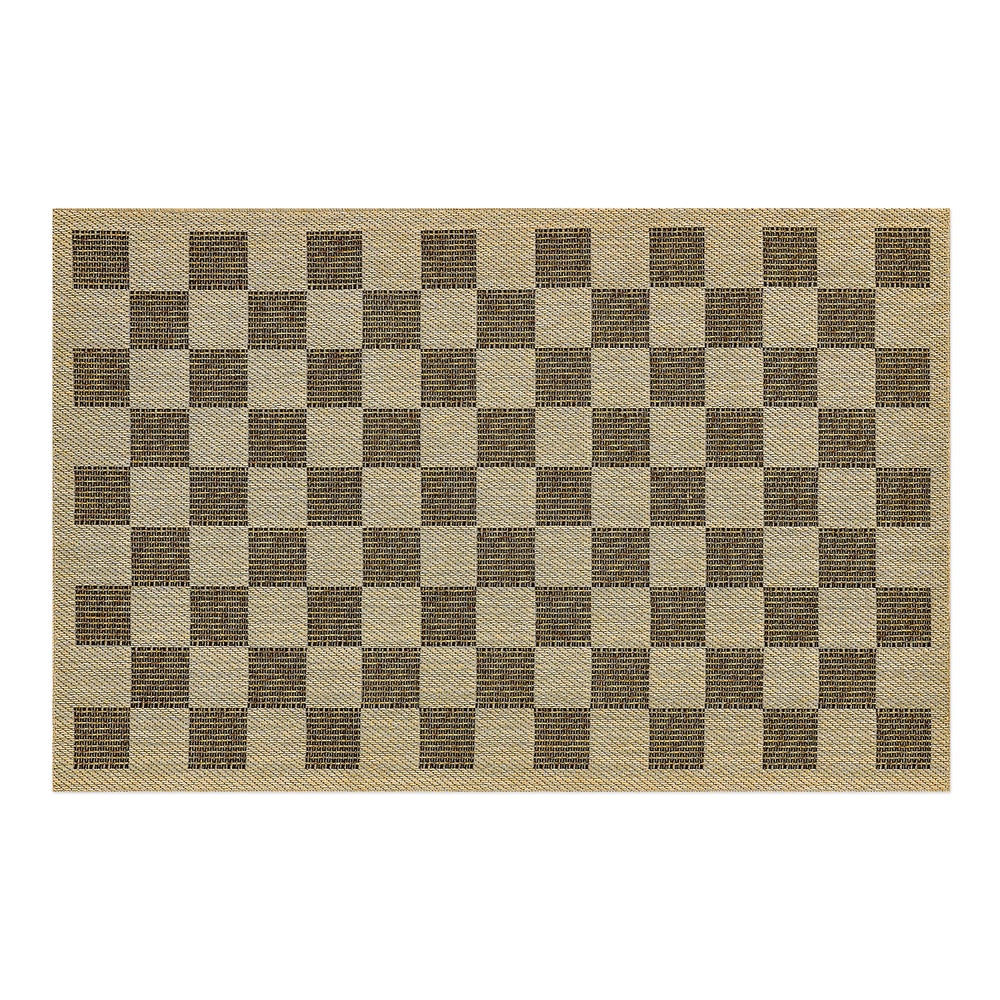 Checked Indoor/Outdoor Rug - Image 8