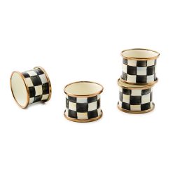 Alternative view of MACKENZIE-CHILDS Mackenzie-chilllds Enamel Napkin Rings, Set of 4
