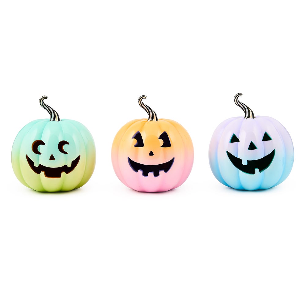 Mackenzie-chilllds Trick or Treat Illuminated Jack O’ Lanterns, Set of 3