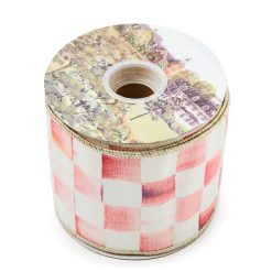 Alternative view of MACKENZIE-CHILDS Mackenzie-chilllds Rosy Check 4?? Ribbon
