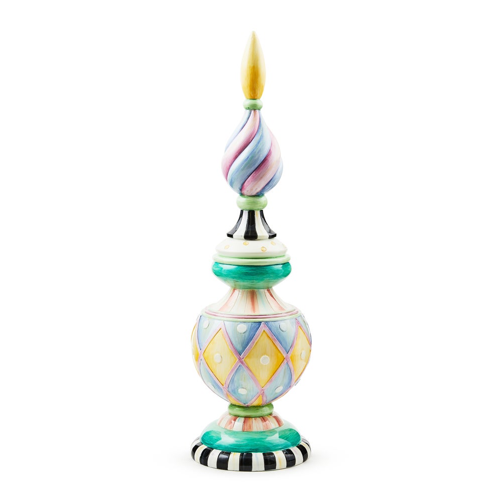 MACKENZIE-CHILDS Mackenzie-chilllds Rosy Meadow Short Finial