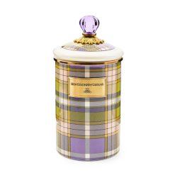 Alternative view of Mackenzie-chilllds Tartan Violet Canisters