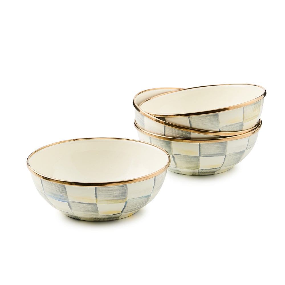 MACKENZIE-CHILDS Mackenzie-chilllds Enamel Everyday Bowls, Set of 4 - Image 3