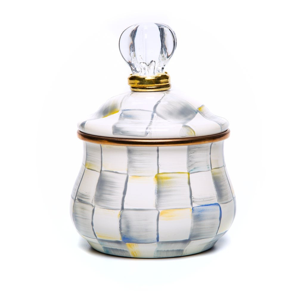 MACKENZIE-CHILDS Mackenzie-chilllds Enamel Lidded Sugar Bowl - Image 8