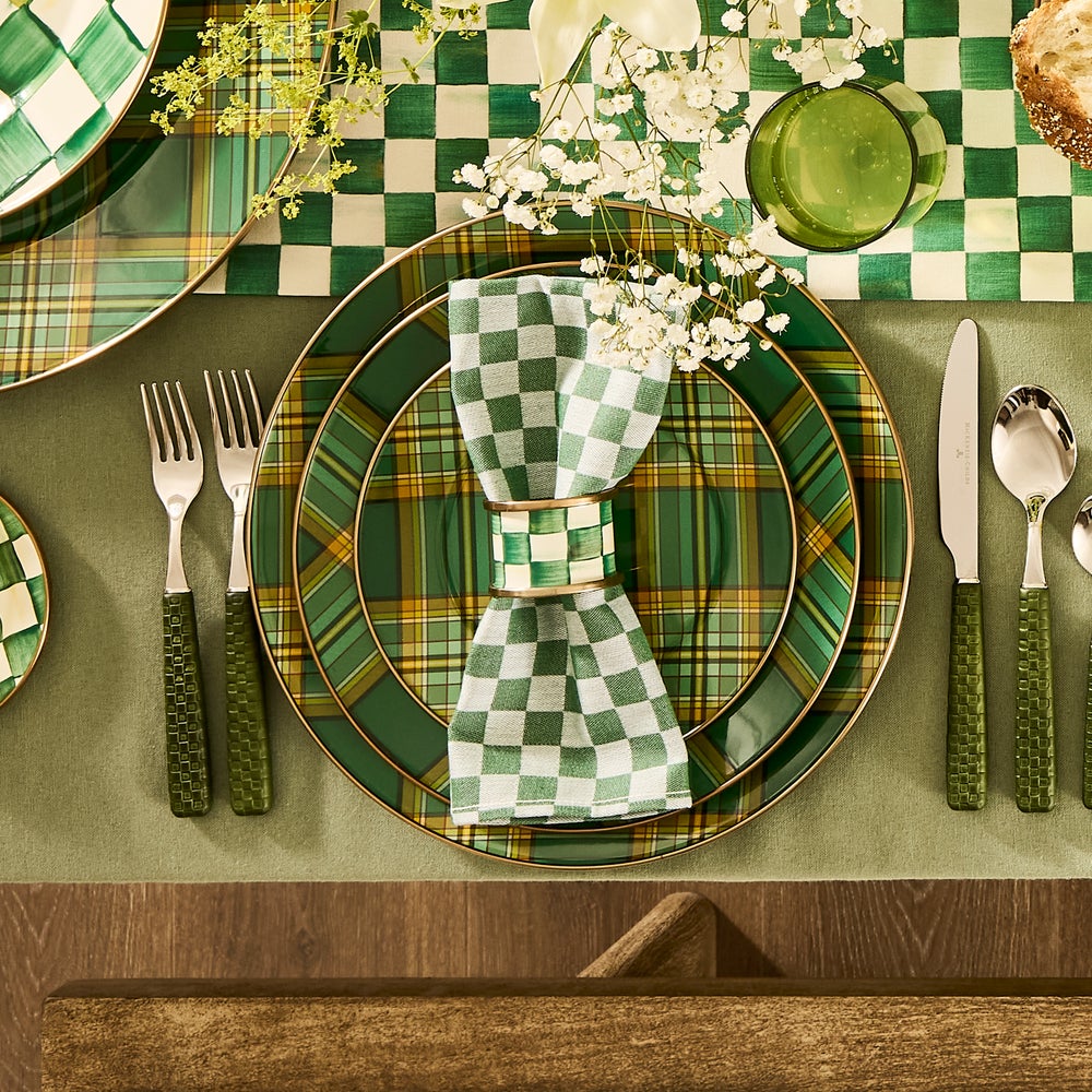 Mackenzie-chilllds Tartan Green Dinnerware - Image 9
