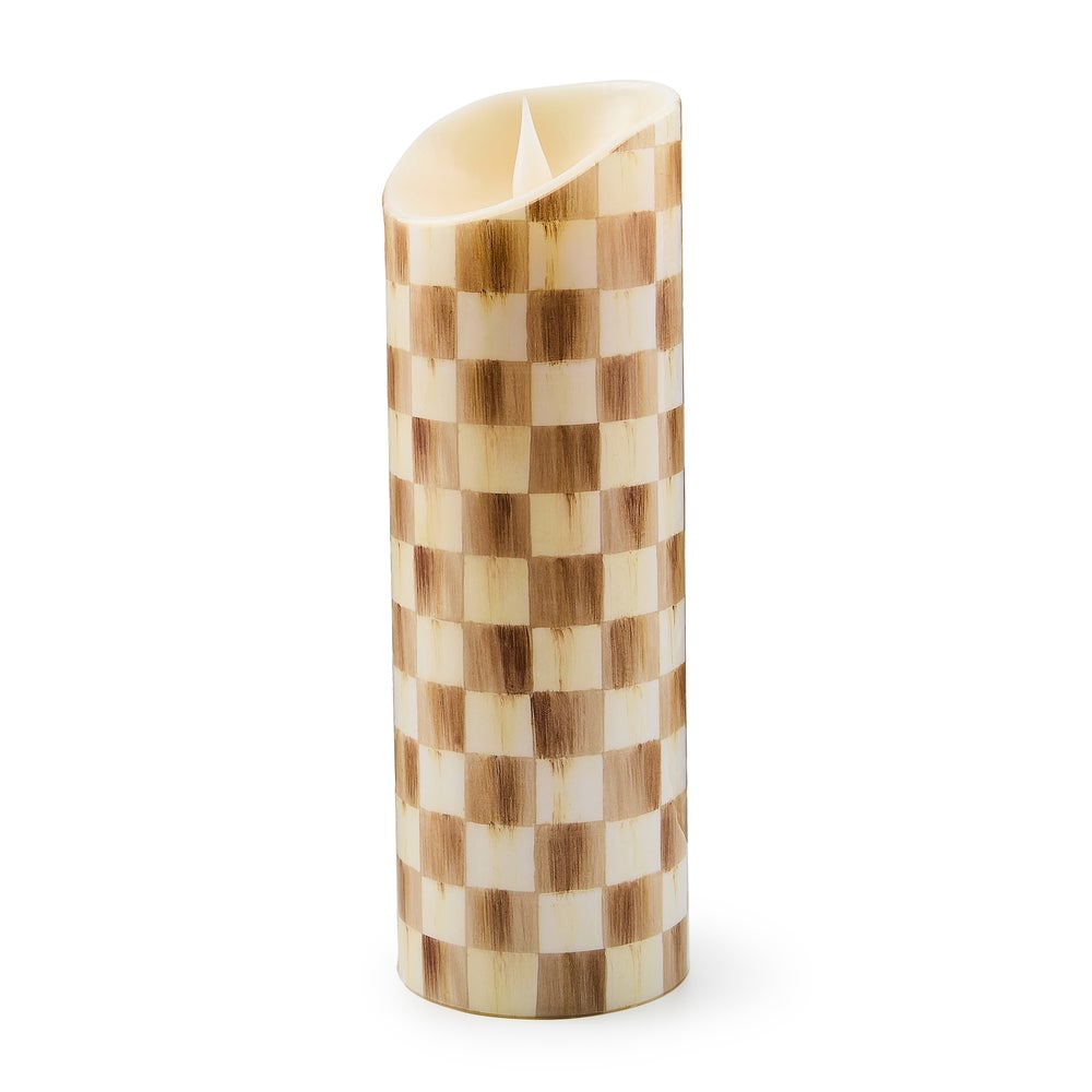 Check Flameless Pillar Candle - Image 14