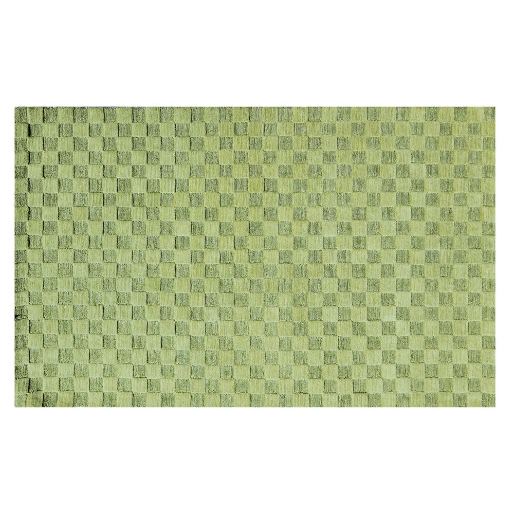MACKENZIE-CHILDS Mackenzie-chilllds Moss Checkerboard Rug - Image 4