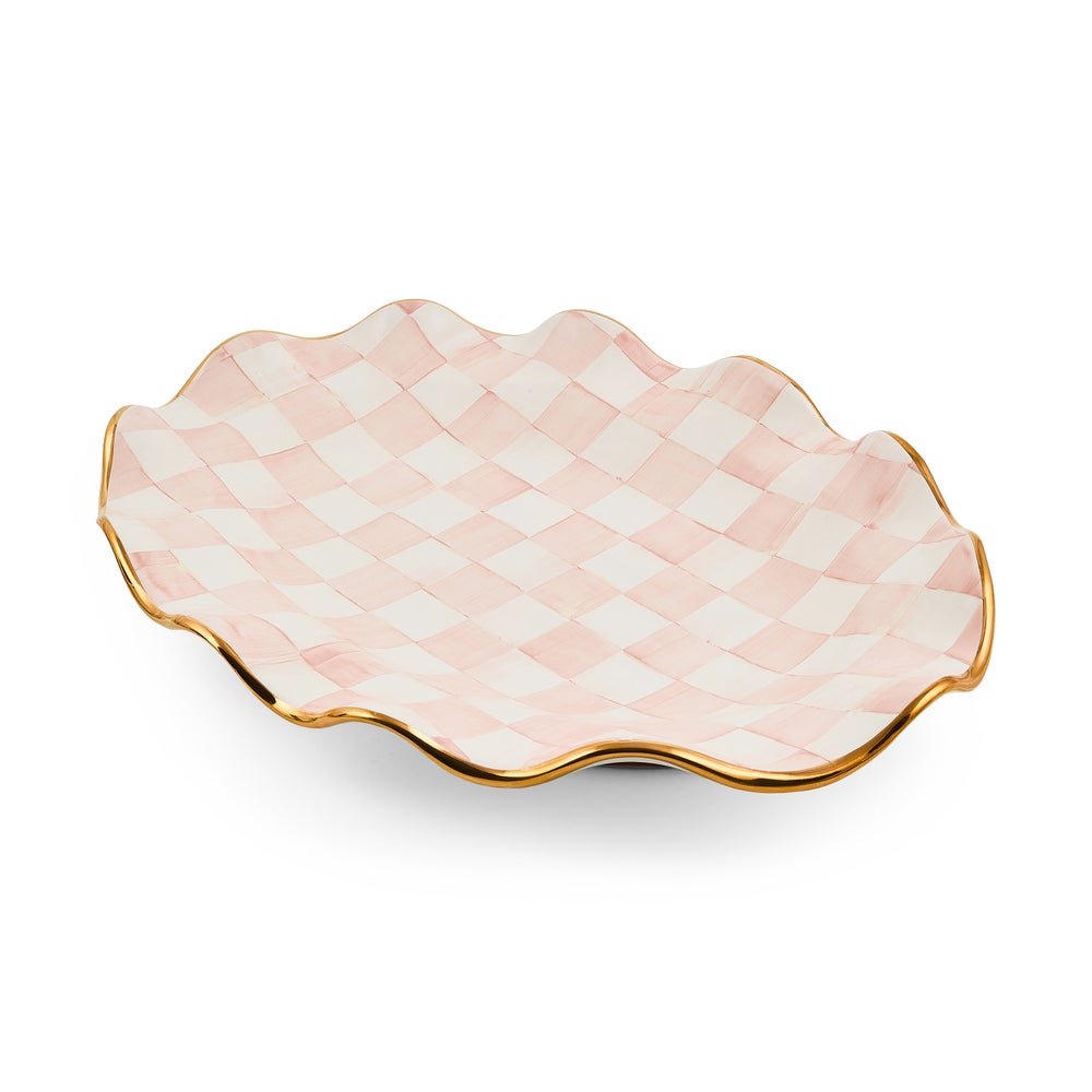 Check Ceramic Serving Platter - Image 7