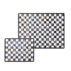 Alternative view of Check Glass Cutting Board, Set of 2