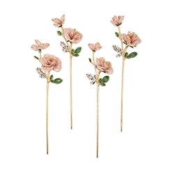 Beaded Floral Stems, Set of 4