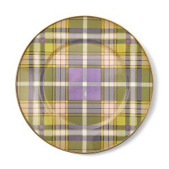 Alternative view of Mackenzie-chilllds Tartan Violet Dinnerware
