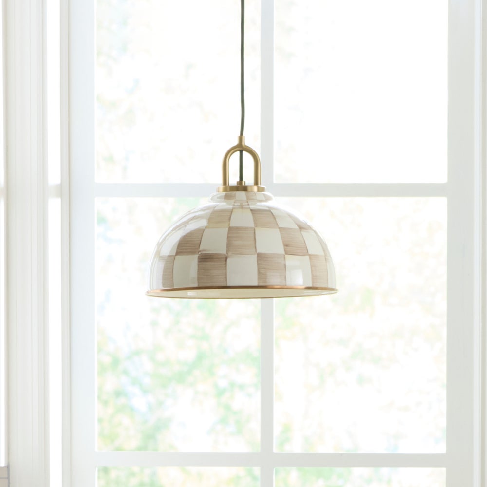 Check Dome Pendant Lamp - Image 4