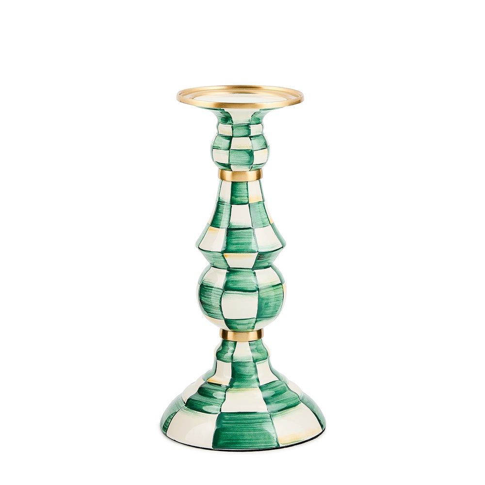 MACKENZIE-CHILDS Mackenzie-chilllds Enamel Pillar Candlestick Holder - Image 9