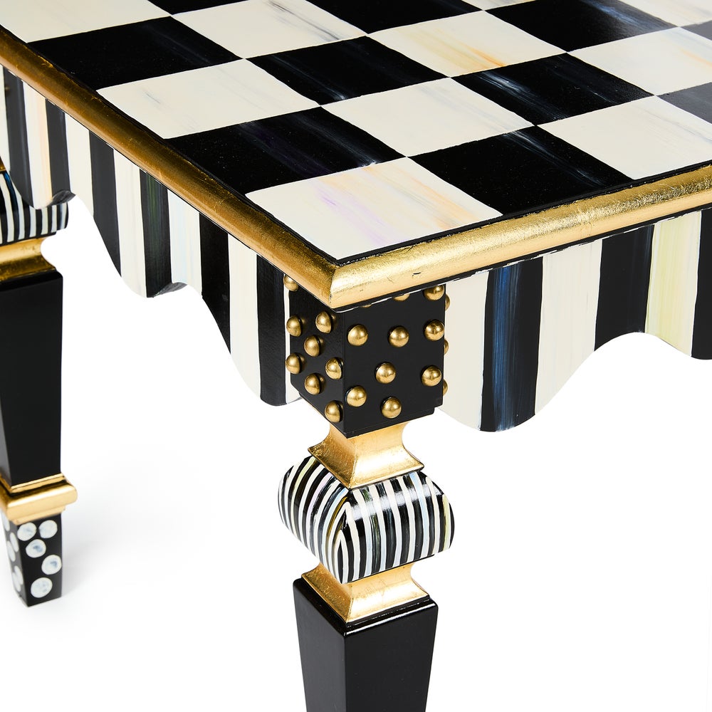 Courtly Check & Stripe Coffee Table - Image 3