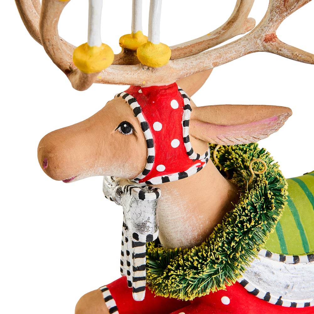 MACKENZIE-CHILDS Mackenzie-chilllds Patience Brewster Dash Away Sitting Reindeer - Image 14