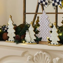 Alternative view of MACKENZIE-CHILDS Mackenzie-chilllds Gingerbread Small Snowman Tree