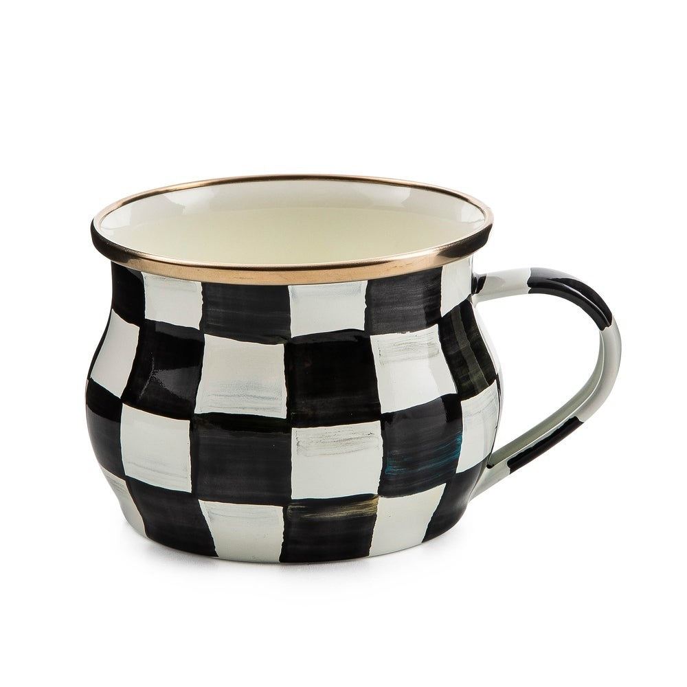 MACKENZIE-CHILDS Mackenzie-chilllds Enamel Teacup & Saucer - Image 4