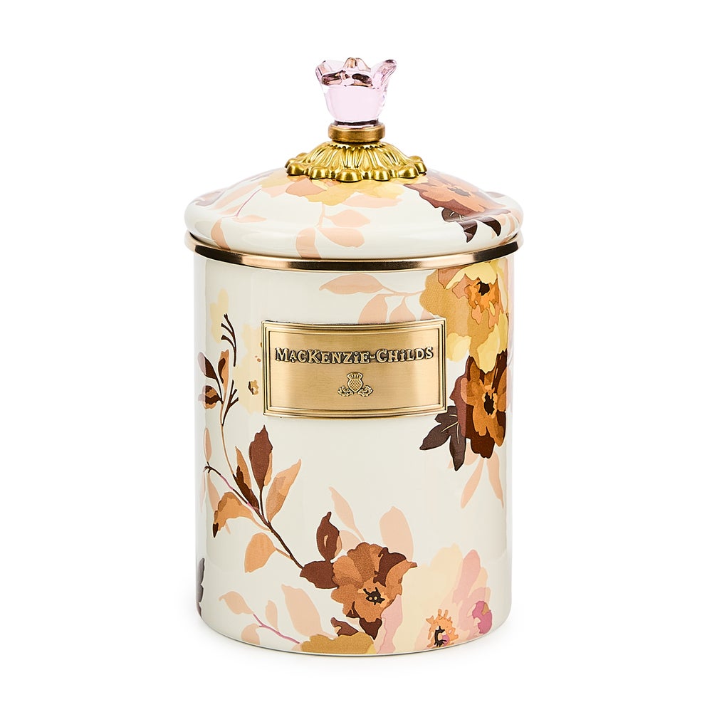 Mackenzie-chilllds Wild Rose White Canisters - Image 3