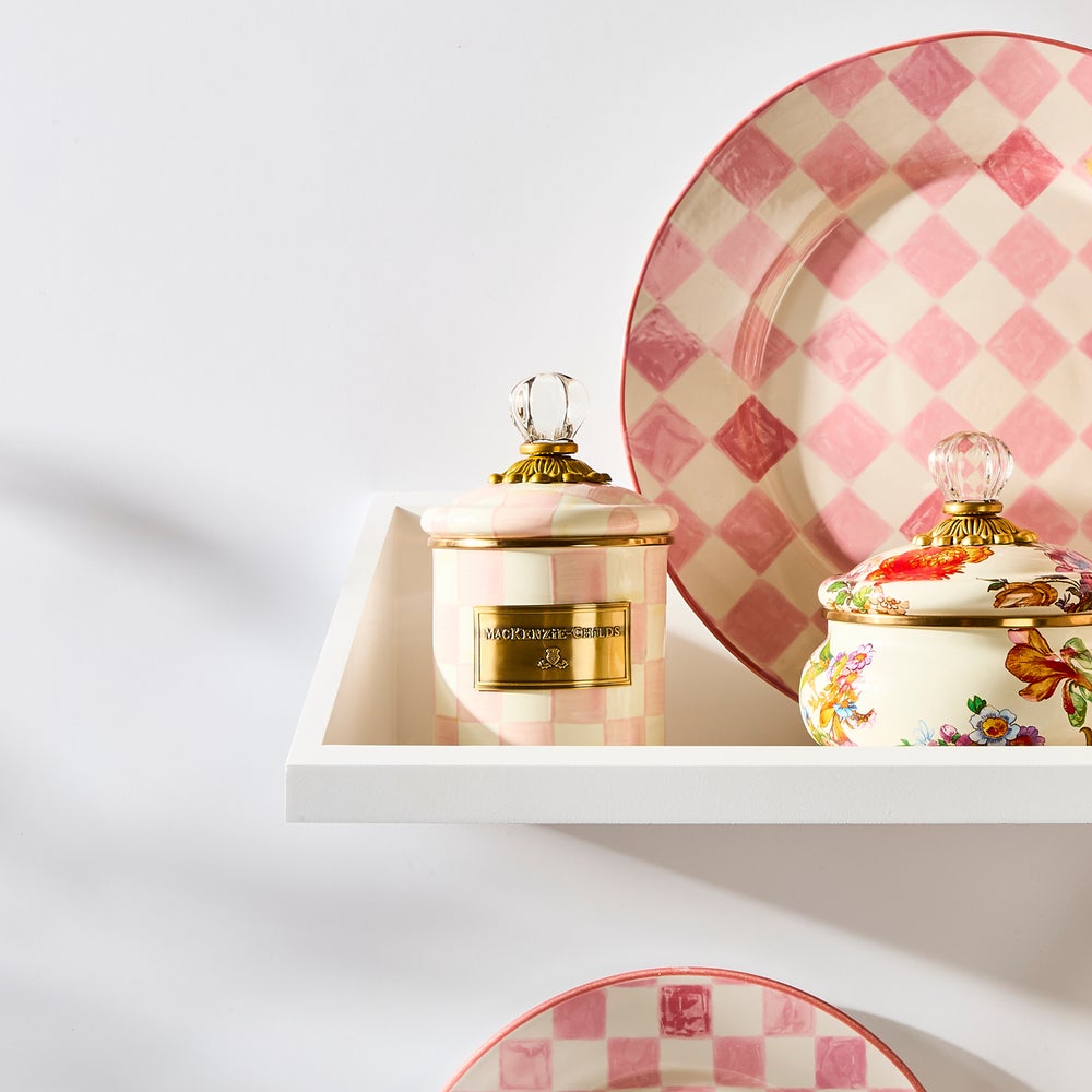 MACKENZIE-CHILDS Mackenzie-chilllds Rosy Check Enamel Canisters - Image 6