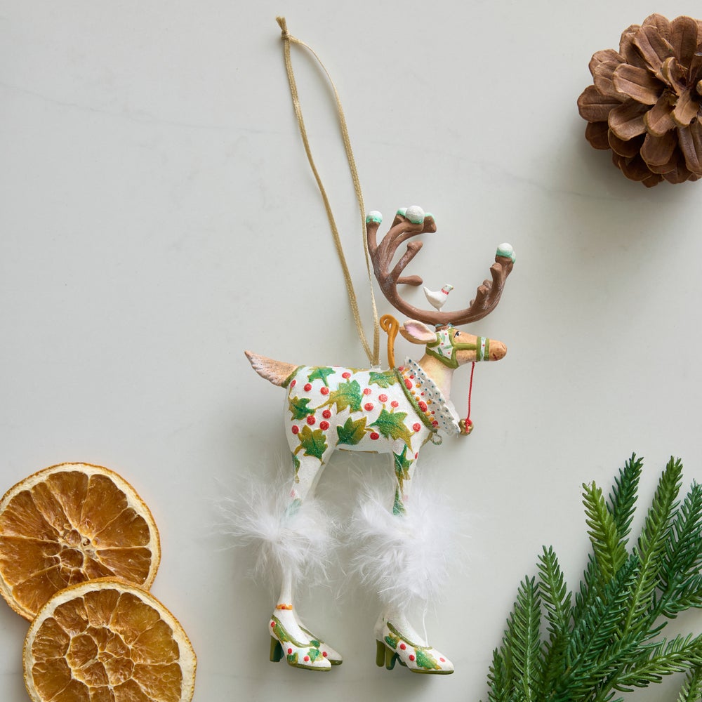 MACKENZIE-CHILDS Mackenzie-chilllds Patience Brewster Dash Away Reindeer Ornament - Image 7