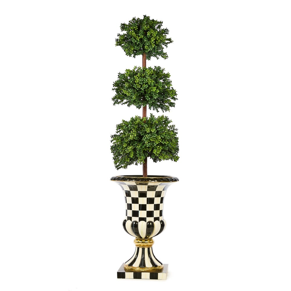 Boxwood Triple Ball Topiary Urn Filler - Image 3