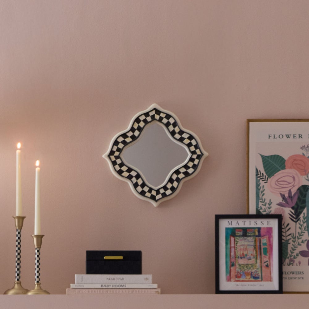 Courtly Quatriflower Small Wall Mirror - Image 4