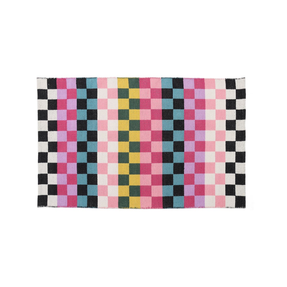 Calypso Checked Indoor/Outdoor Rug - Image 2