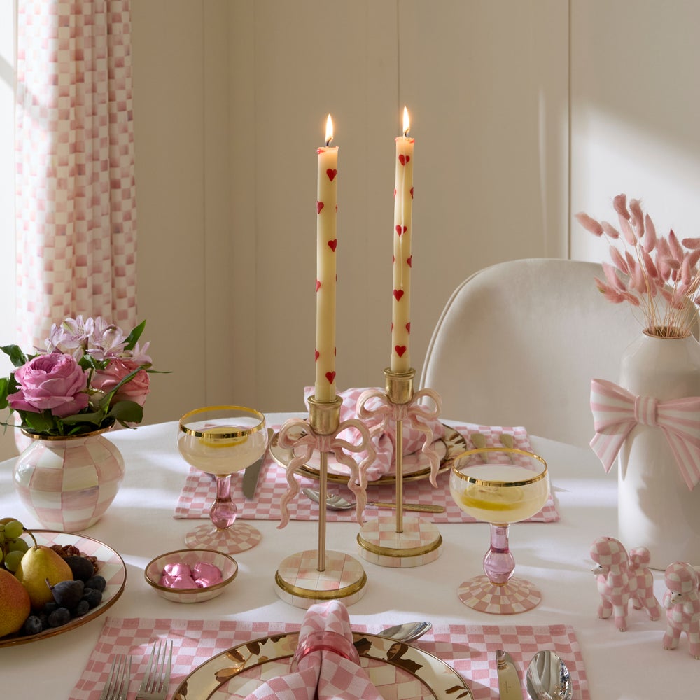 MACKENZIE-CHILDS Mackenzie-chilllds It??s All About the Bow Candleholder - Image 2