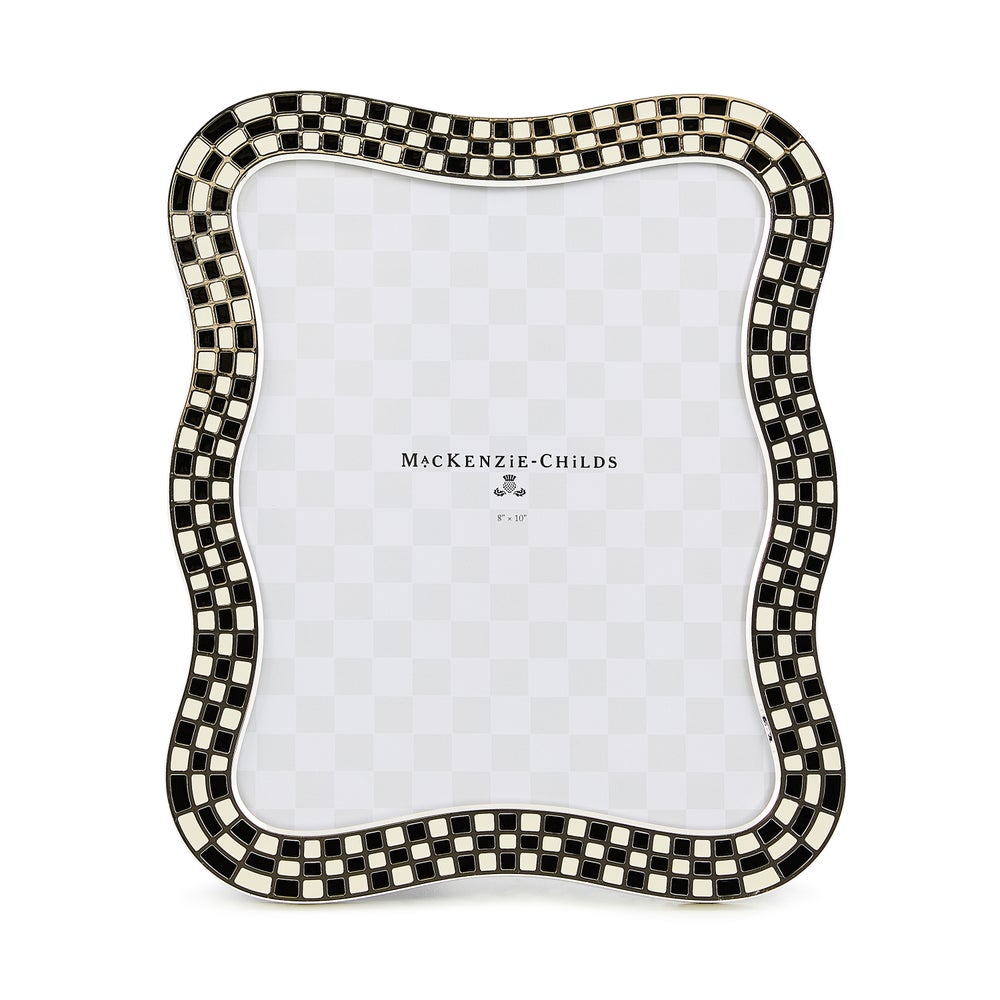 Mackenzie-chilllds Wavy Check Silver Plated Frame - Image 3