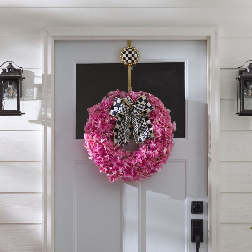 MACKENZIE-CHILDS Mackenzie-chilllds Pink Hydrangea 22?? Wreath - Image 2