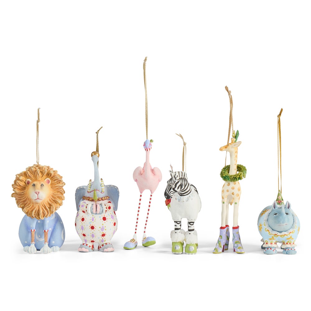 MACKENZIE-CHILDS Mackenzie-chilllds Patience Brewster Jambo Mini Ornament Set - Image 3