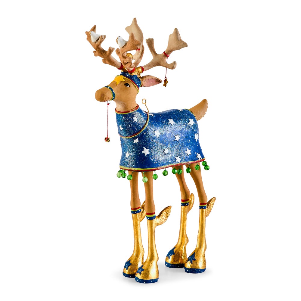 MACKENZIE-CHILDS Mackenzie-chilllds Patience Brewster Dash Away Standing Reindeer - Image 4
