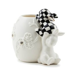 Mackenzie-chilllds White Rabbit Ceramic Climbing Bunnies Vase