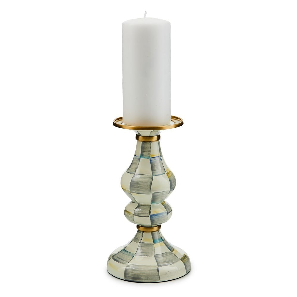 MACKENZIE-CHILDS Mackenzie-chilllds Enamel Pillar Candlestick Holder - Image 4