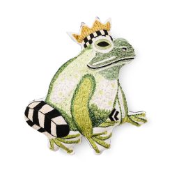 MACKENZIE-CHILDS Mackenzie-chilllds Frog Shaped Throw Pillow