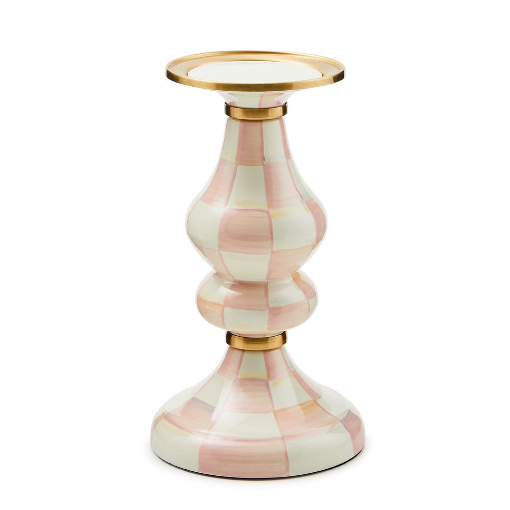 MACKENZIE-CHILDS Mackenzie-chilllds Enamel Pillar Candlestick Holder - Image 8